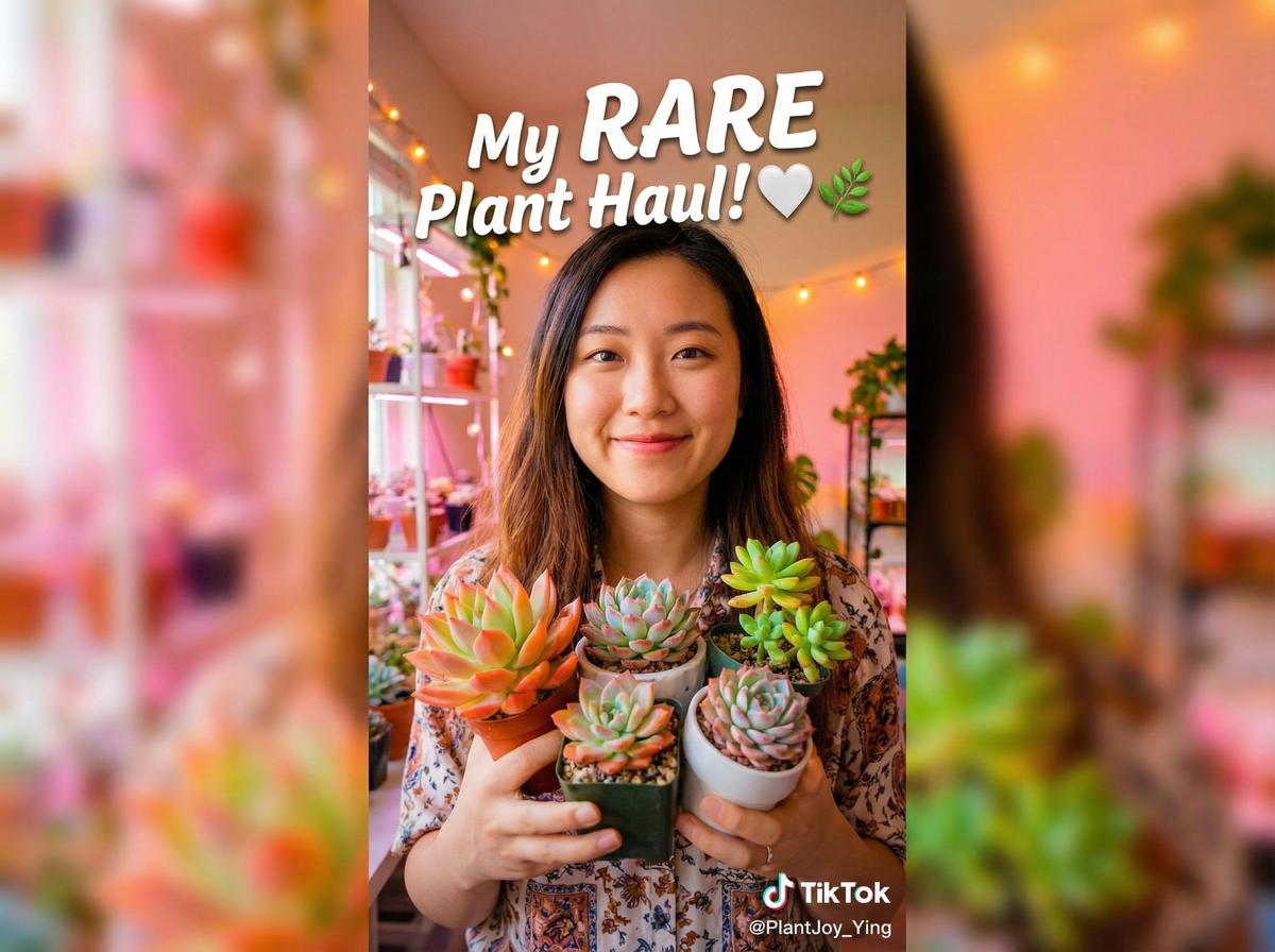 黑料TikTok植物视频-稀有多肉植物收藏